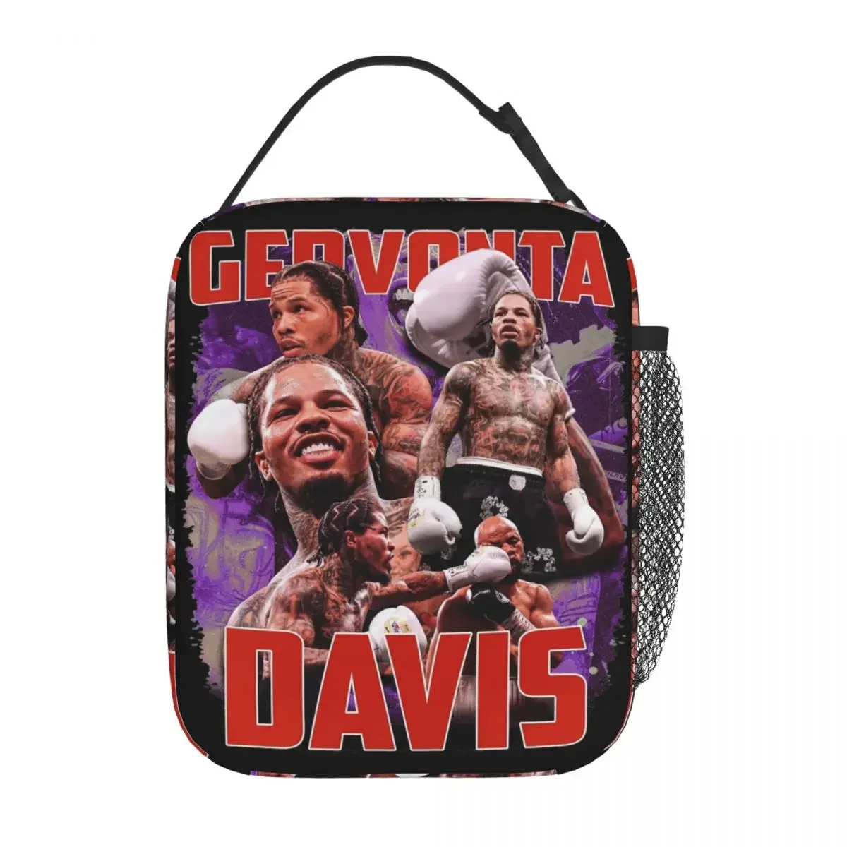 Gervonta Davis Bootleg Product Insulated Lunch Bags For School Office Cool Tank Davis Food Box Portable Thermal Cooler Lunch Box