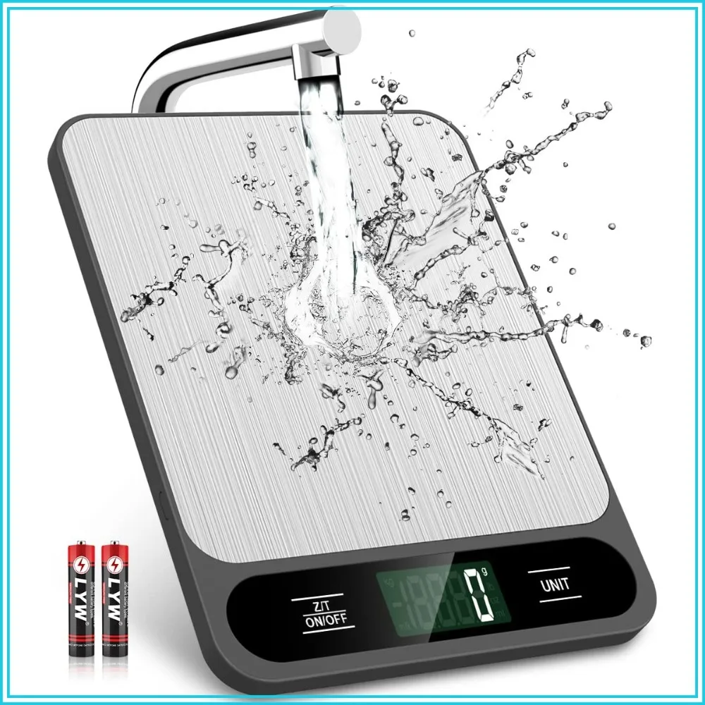 Mik-Nana Food Scale, 10kg/22lb Digital Kitchen Scale Weight Grams and Ounces for Baking Cooking Coffee Package Postage, 