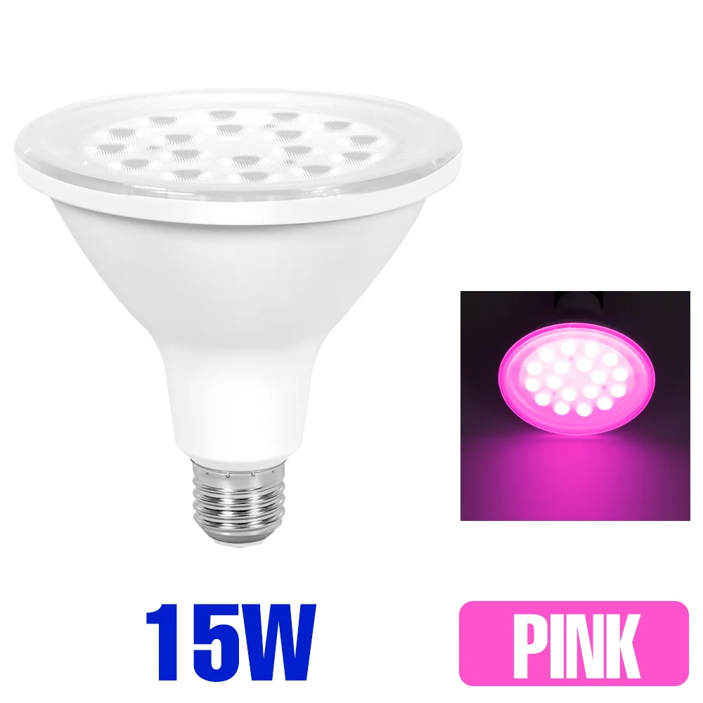 15W E27/E26 Led Grow Gloeilamp 220V Volledige Spectrum Indoor Ingemaakte Bloem Groente Growbox Hydrocultuur plant Teelt Lamp 110V