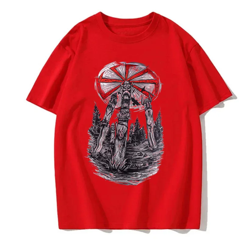 Kolovrat Slavic Sun Wheel Rune T-Shirt High Quality Cotton Large Breathable Top Loose Casual T-Shirt Oversized T Shirt Harajuku