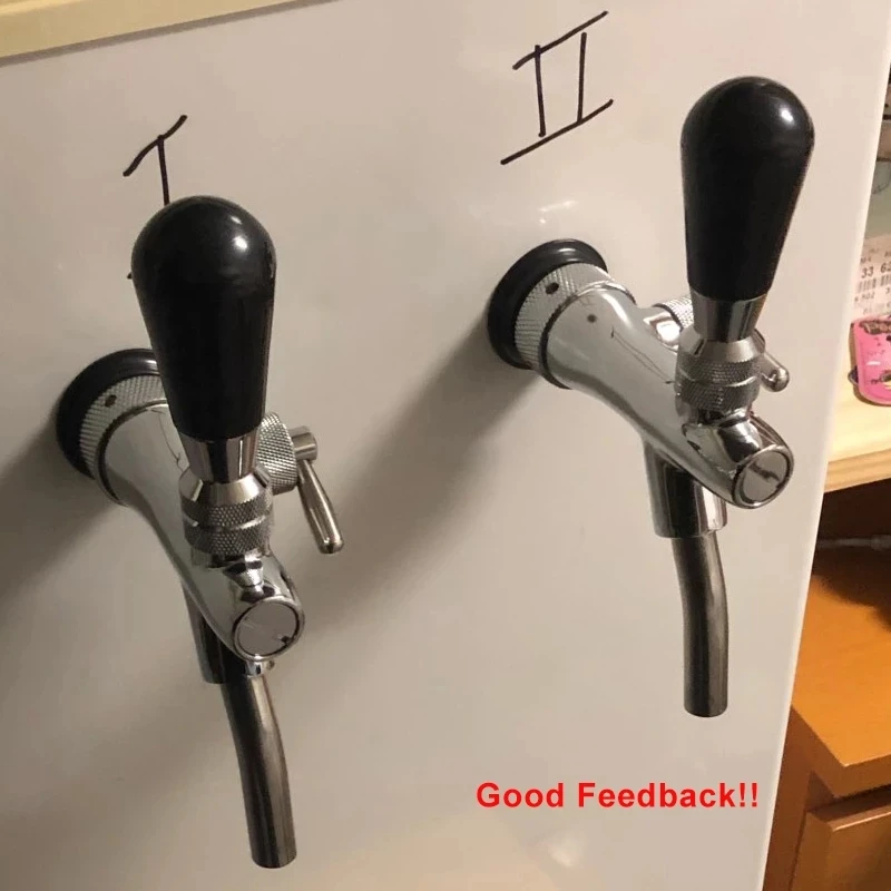 Beer Faucet & Adjustable Tap Beer Shank Chrome Tap Plating With Ball Lock Disconnect Liquid For HomeBrew Cornelius Keg Dispenser