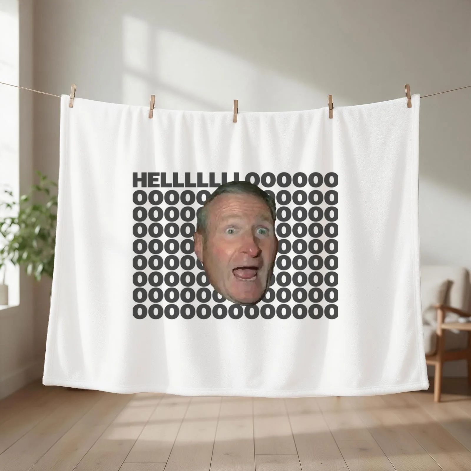 HELLOOOOO Jack Armstrong Throw Blanket Flannels Warm Decorative Sofa Soft Big Blankets