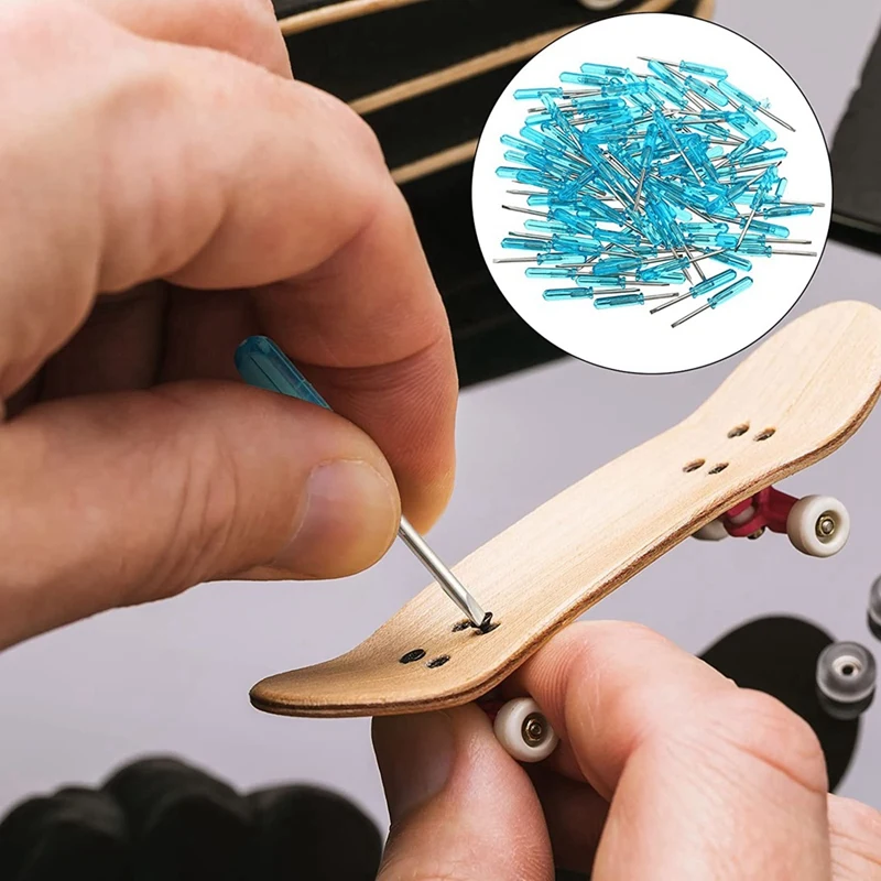 Mini chave de fenda com alça azul, micro chave de fenda para relógios, celular, HDD, câmera, Laptop Repair Tool, entalhado, 100 PCs, 2,0mm