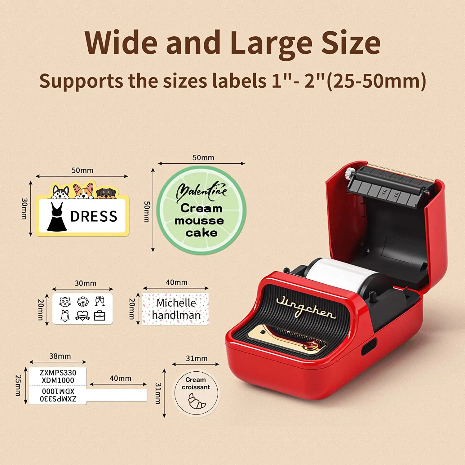 Niimbot B21 Thermal Wireless Label Printer Sticker Mini Barcode Bluetooth Protable Pocket Bar Code Price Tag Printers Free APP