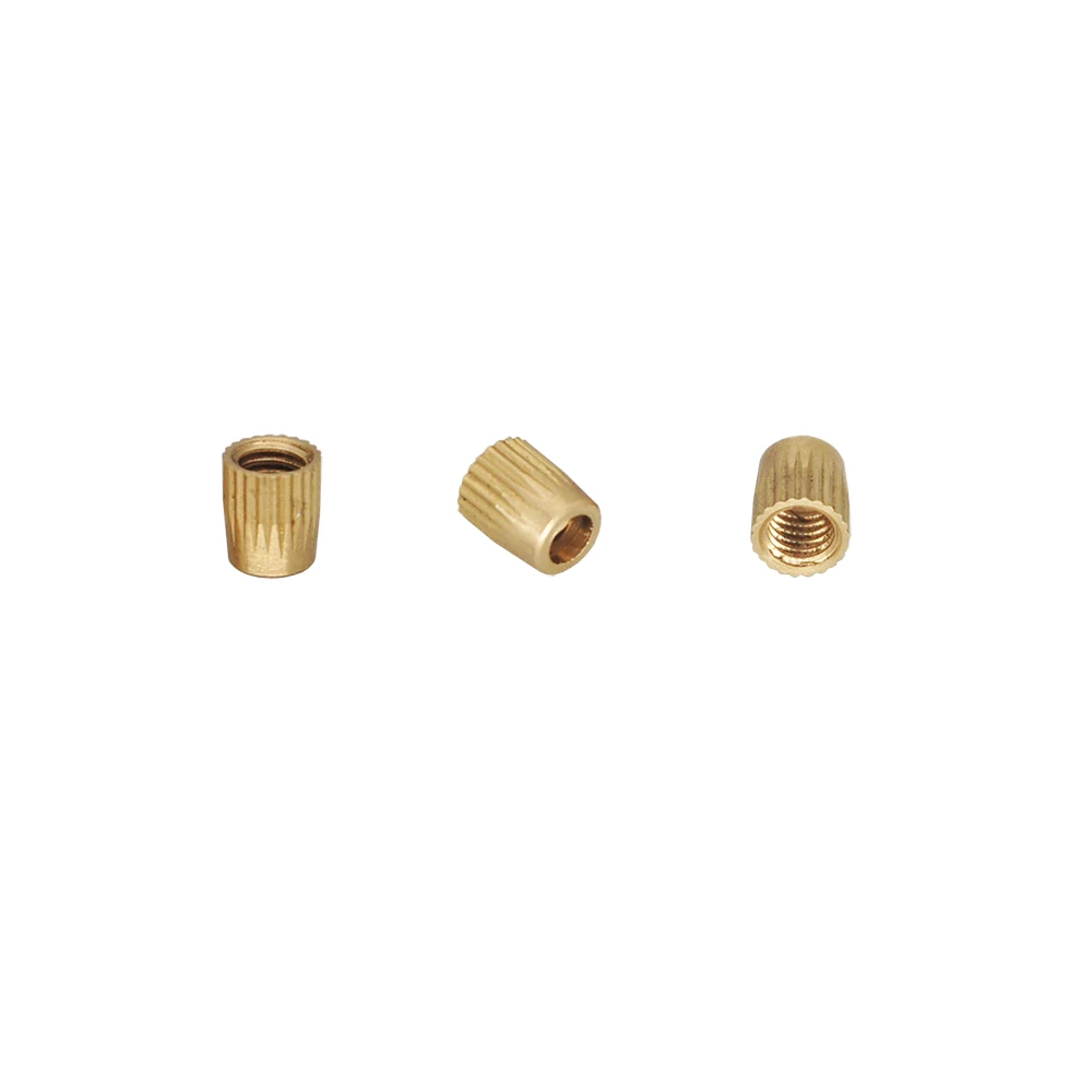 10PCS 3mm Oil Nozzle Fixed Lock Nylon Tubing Copper Cap with Thread For RC Hydraulic Excavator Double E Model Oil Pipe Hoop Part