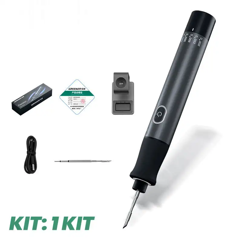 Kit saldatore a temperatura regolabile 5V16W Doppia ricarica Strumento per saldatore elettrico a riscaldamento rapido per saldatura e riparazione