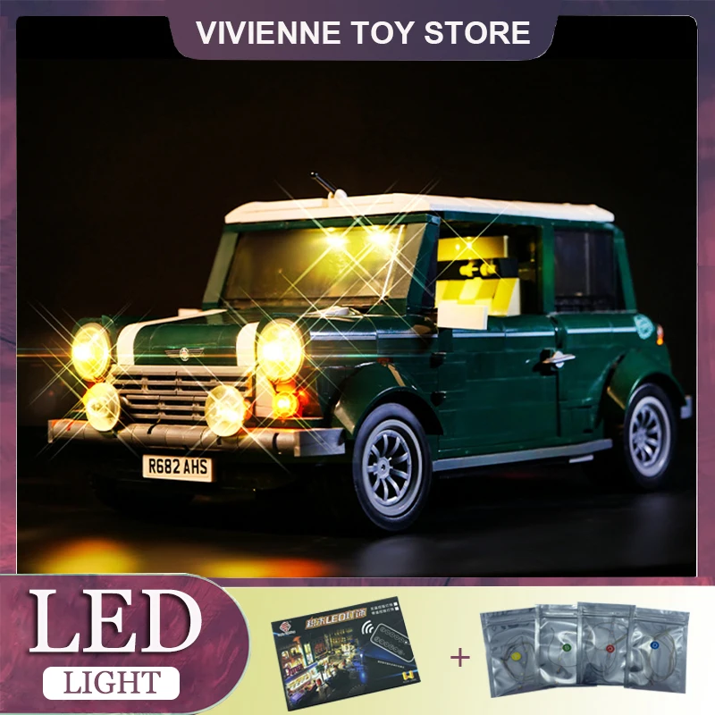 DIY LED Light Kit For LEGO 10242 Mini Green Car Building Block Set（Only LED Light,Without Blocks Model）