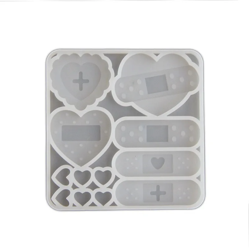 DIY kryształowe kropelki samoprzylepne do włosów na spinki do włosów zabawa Kawaii nakrycie głowy miłość krzyżyk
