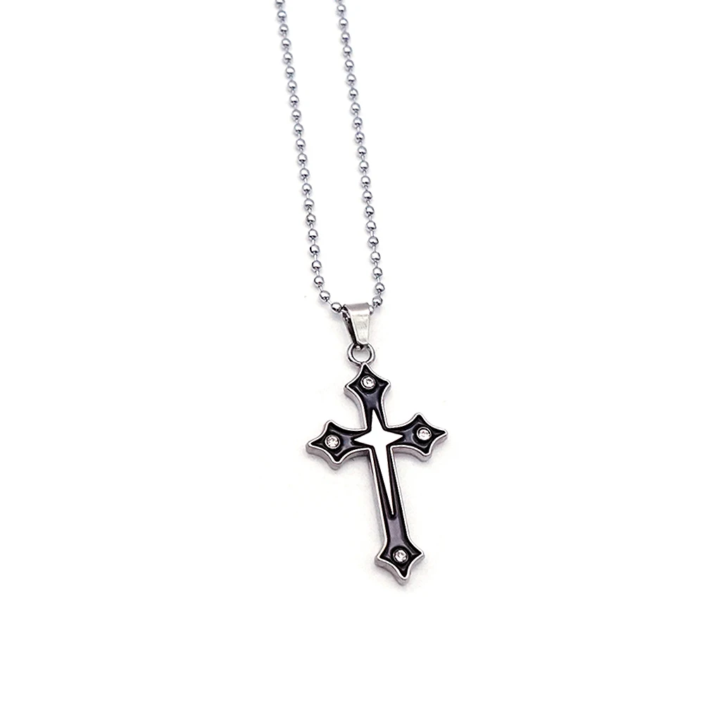 Anime Death Note Necklace for Women L Cross Death Book Metal Necklaces & Pendants Jewelry Chains Choker Collare Prop Accessories