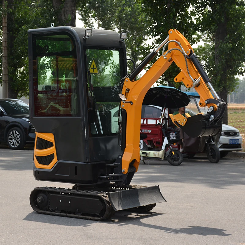 

Custom China Cheaper Mini Crawler Hydraulic 1.8 Ton Excavator 2 ton Digger For Garden Mini Pelle Chantier Small Excavator