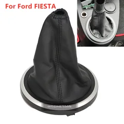 5 6 Speed Car Gear Shift Boot Cover Gaiter for Ford FIESTA FUSION MK6 2002 2003 2004 2005 2006 2007 2008-2022 Accessories