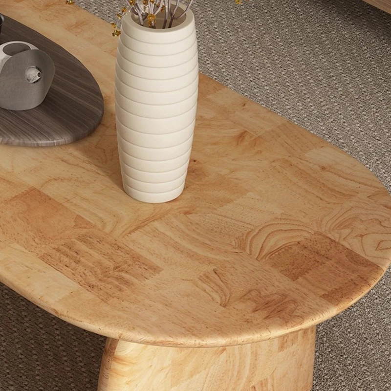 나무로 만든 소박한 커피 테이블 우아한 미학적 클래식 북유럽 커피 테이블 내구성 있는 귀여운 가구 거실 가구