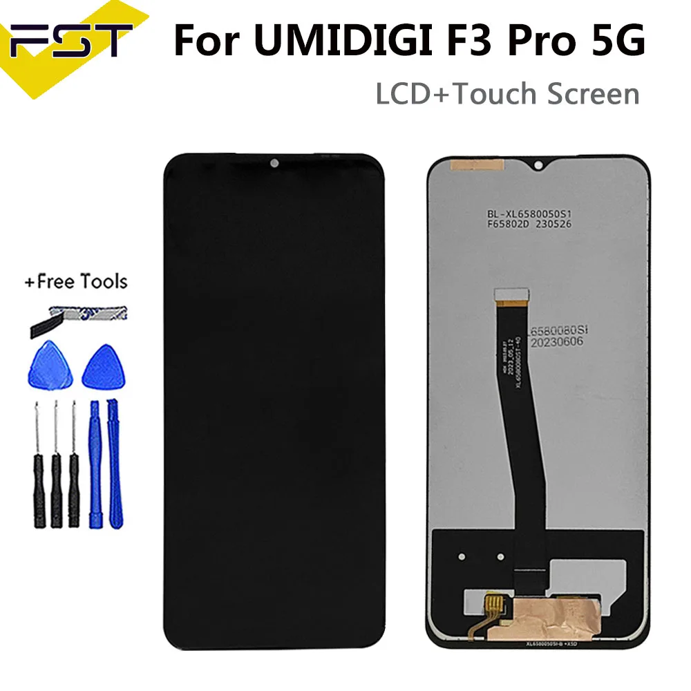 

Original Tested For UMIDIGI F3 PRO LCD Display + Touch Screen Replacement For UMIDIGI F3 pro 5g LCD Display Repair Parts + tools