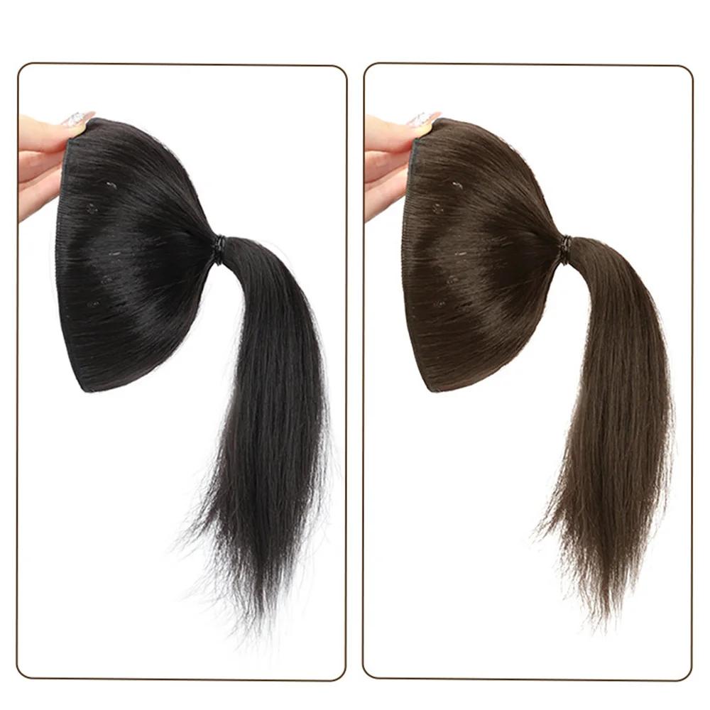 Synthetic Hair Bun ExtensionsBall Head Wig Hair Bag Grapefruit Peel Lazy Hair Magic Tool Increase Hair Volume Fluffy Hair Tie