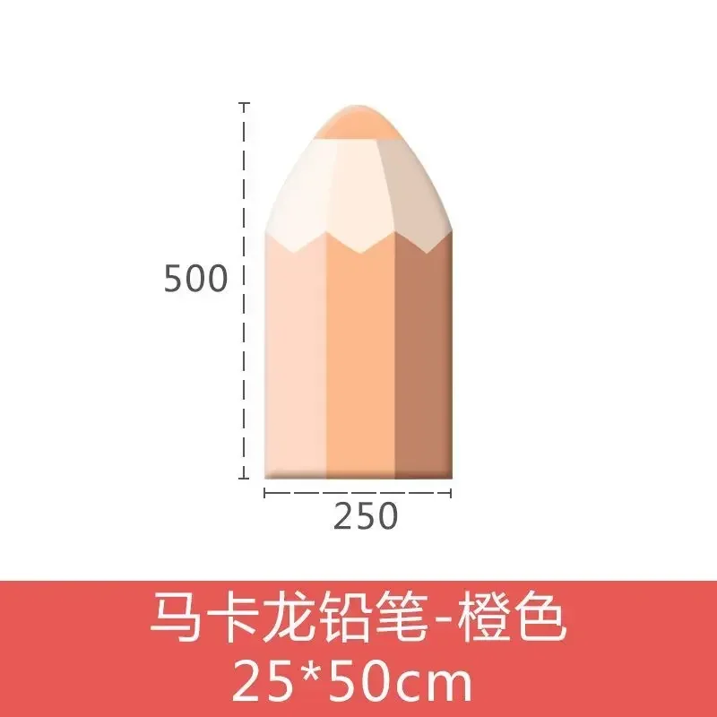 Pencil Shap Bed Headboard Childern Room Decoration Bed Head Boards Wall Panels Home Decoration Cabecero Cama 3D Wall Sticker