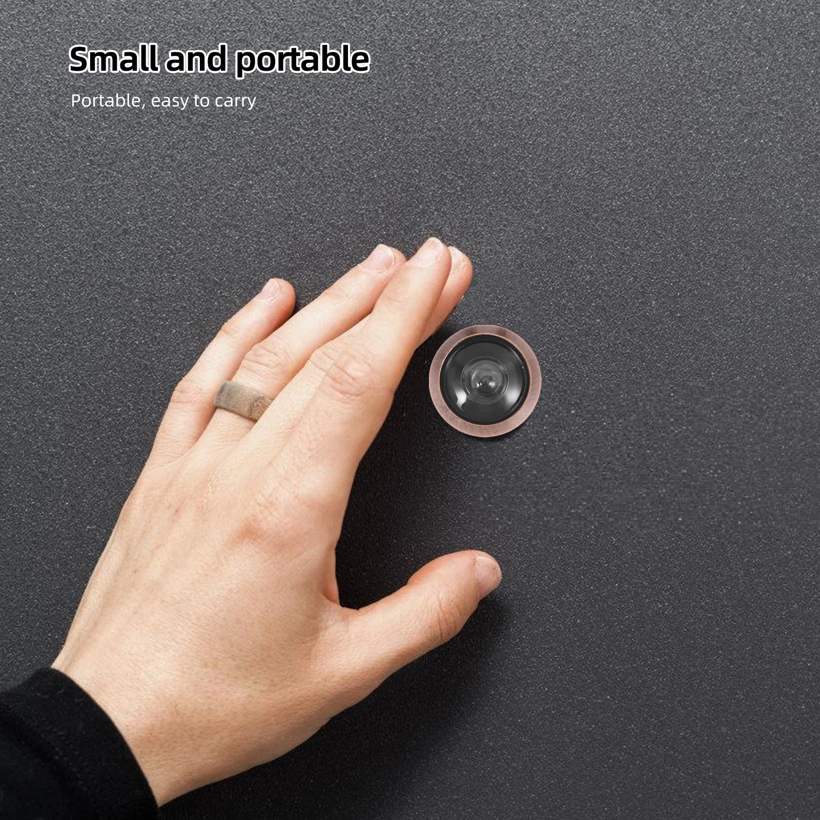 

Front High-Definition Wide Angle Lens Zinc Alloy Security Easy Install No Tools Hole For Home Apartment Peephole Viewer For Door