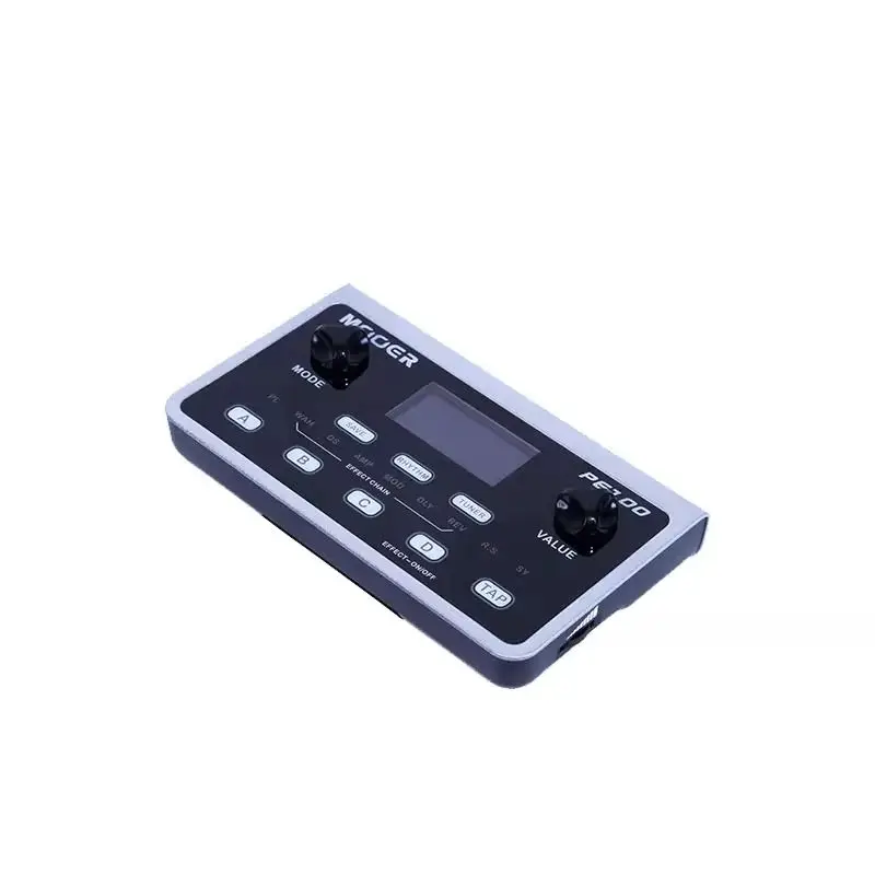 MOOER PE100 Portable Multi-effects Processor 40 Drum Patterns Guitar Effect Pedal 10 Tempo 39 Effects Guitar Accessories Custom