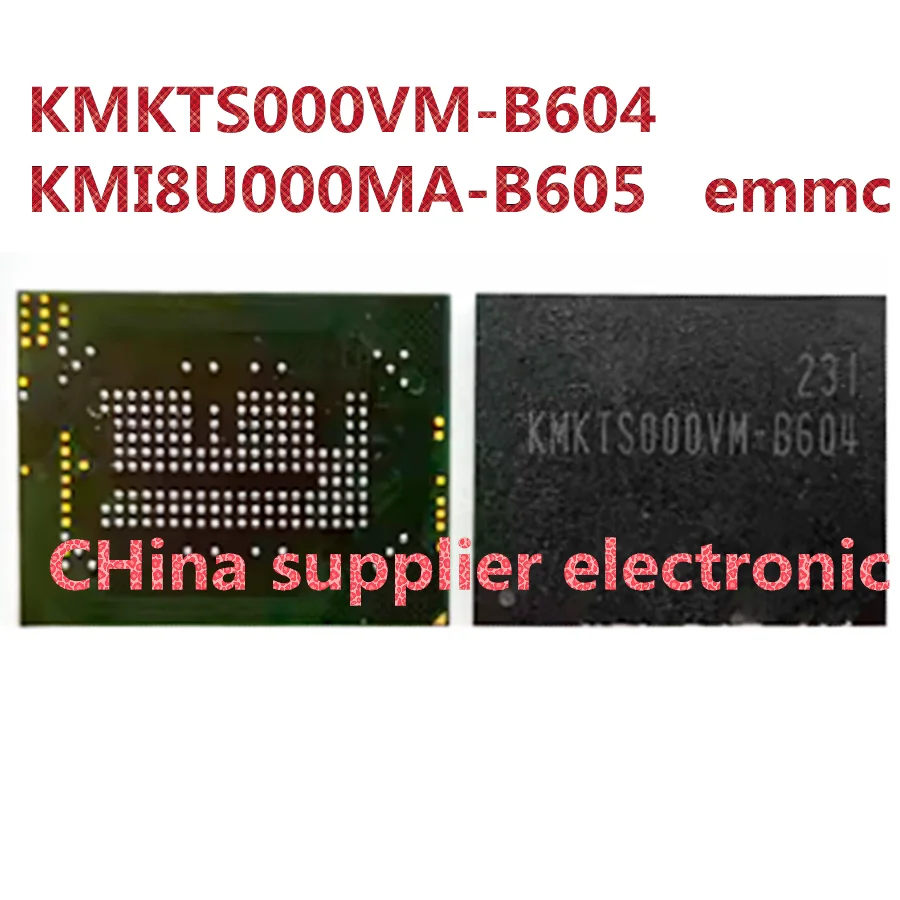 

KMKTS000VM-B604 KMI8U000MA-B605 is suitable for Samsung 186 ball emcp 16+1 16G chip font second-hand implanted ball