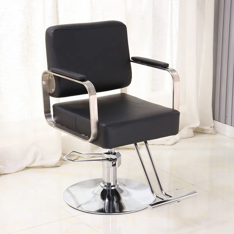 Mirror Nails Chair Counter Mobile Luxury Cosmetic Leather Chair Lash High Style Taburetes Con Ruedas Beauty Salon Furniture WYZ