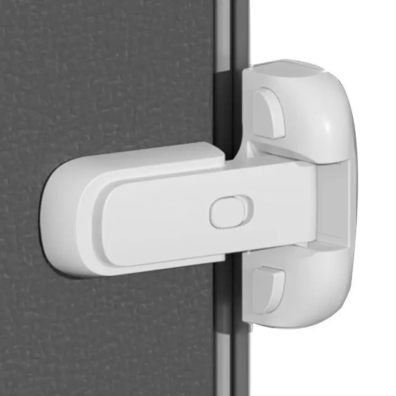 Fridge Lock Secure Freezer Door Latches With Strong Adhesive Child Proof Fridge Lock Refrigerator Locks for Adults Pets Children