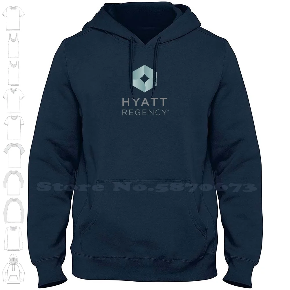 Hyatt Regency Logo Casual Clothing Sweatshirt Printed Logo 100% Cotton Hoodie