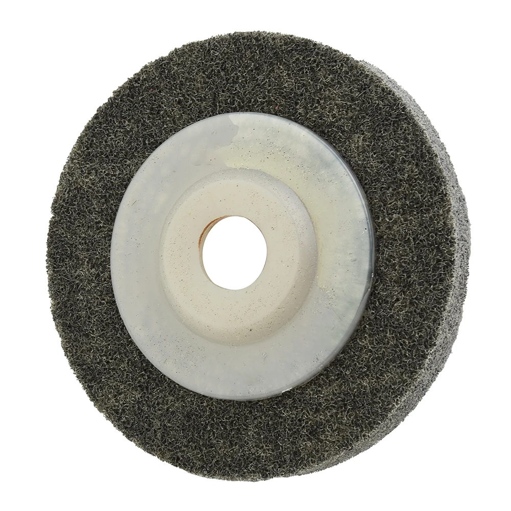 4 Inch Buffing Wheel Abrasive Flap Metal Tool Wood 1pcs Angle Grinder Buffing Disc Nylon Fiber Pad Wheel Practical