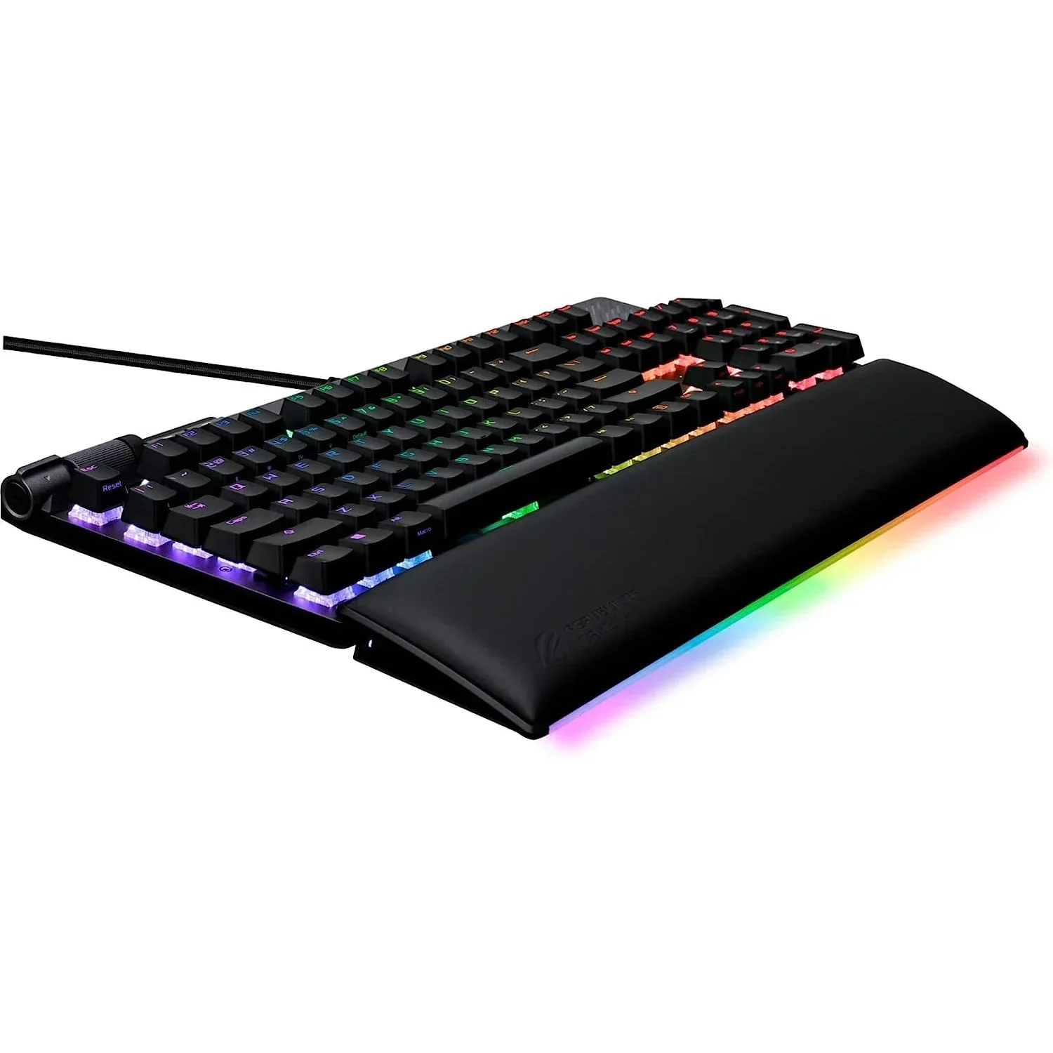 Asus Rog Strix Flare II Animate 8000hz Pbt Keycaps Metal Media Controls Gaming Mechan Keyboard Detachable Ergonomics Hot Plug