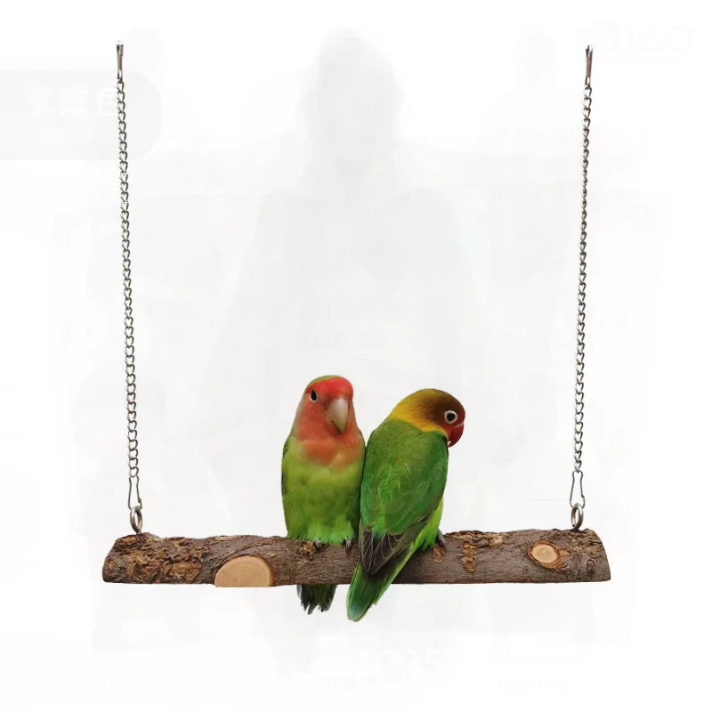 

Parrot Swing Birds Wooden Swing Bugs Climbing Ladder Parrot Stand Parrot Cage Supplies