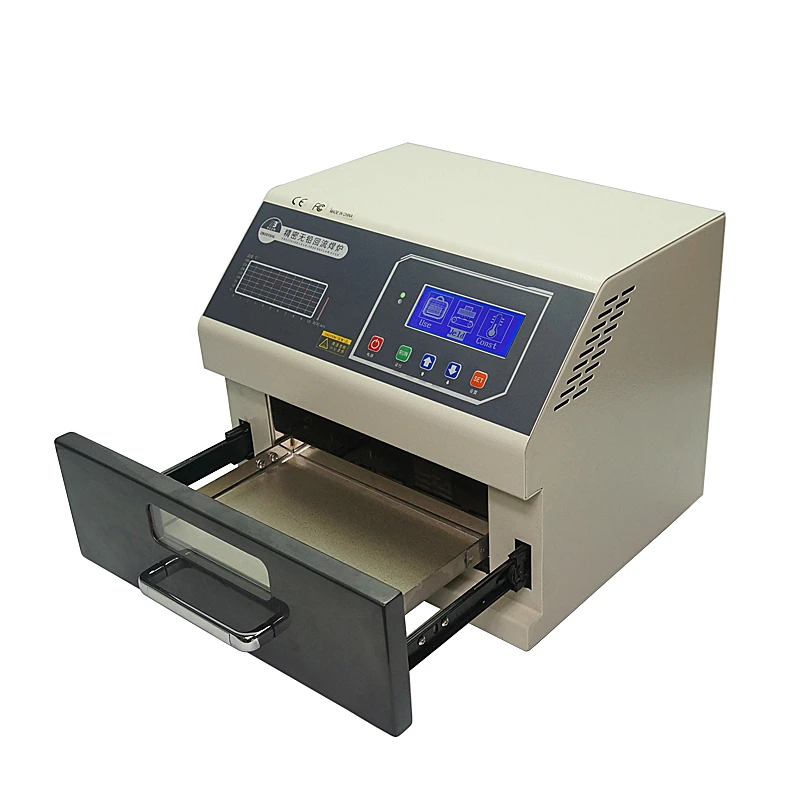

962 Digital Display with Programmable SMD Smt Reflow Oven / Programmable Mini Reflow Soldering Oven 700W 110V 220V