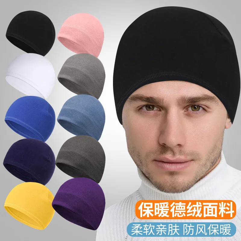

Winter Man Fashion New Motorcycle Warm Hat Outdoor Running Wind-Proof And Cold-Proof Sports Hat Road Car Cover Ears Riding Hat