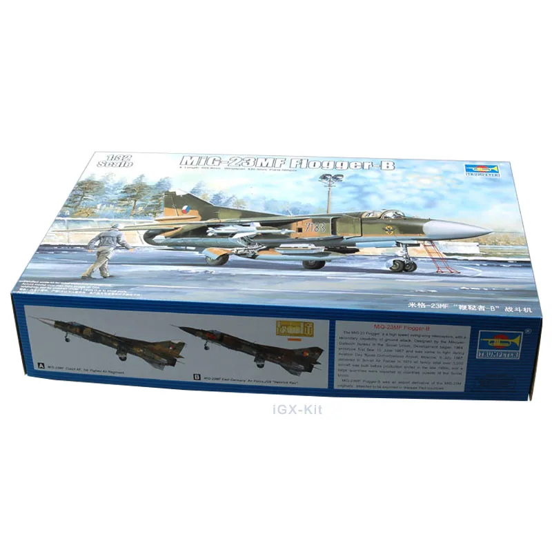 

Trumpeter 03209 1:32 Scale Soviet Mig23 MiG-23MF Flogger B Fighter Gift Toy Hobby Military Assembly Plastic Model Building Kit