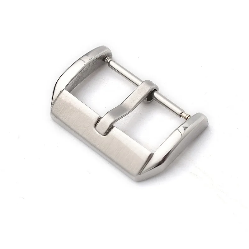 Stainless Steel Watch Pin Buckle Multi-color Leather Strap Clasp Universal Replacement Accessories for Men Women Watches