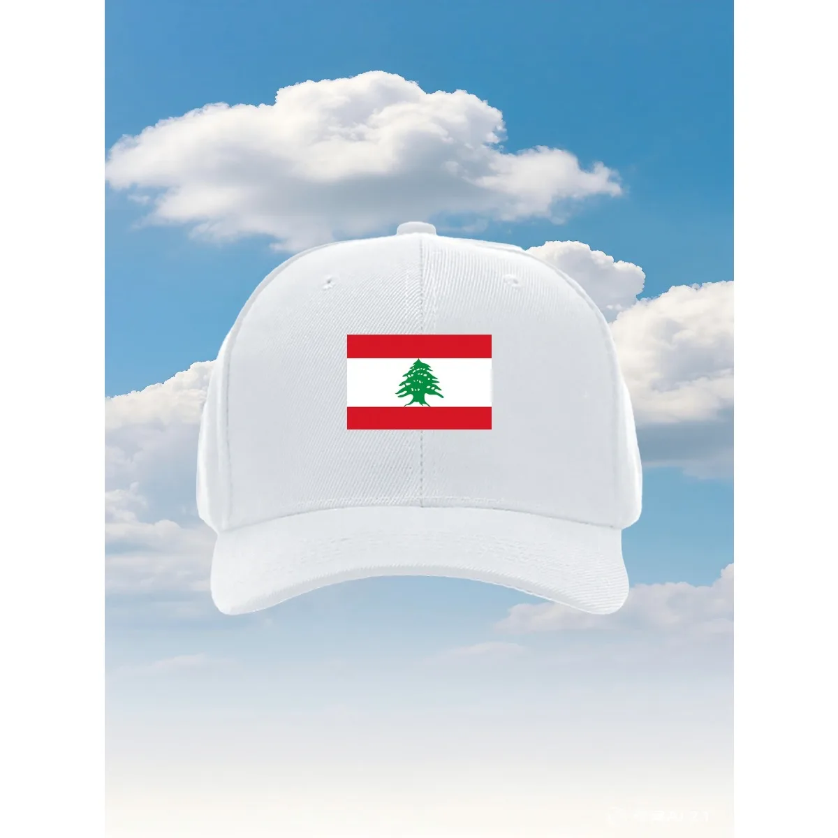 علم لبنان 2025 نموذج جديد قبعة سائق الشاحنة مع مقاس قابل للتعديل وتصميم مطبوع ممتع، مثالية للأنشطة الخارجية والسفر أ