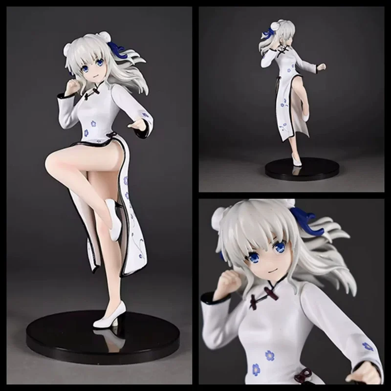 Charlotte Nao Tomori 22cm Cheongsam Ver. Chinese Style Anime Girl Figure Elegant Collectible Model Statue Ornament Toy