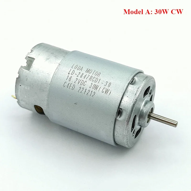 RS-395 Micro 28mm High Speed Electric Motor Carbon Brush DC 12V 14.4V 16.2V 18V 24V for DIY Hobby Toy Drilling Machine Tools - view 6