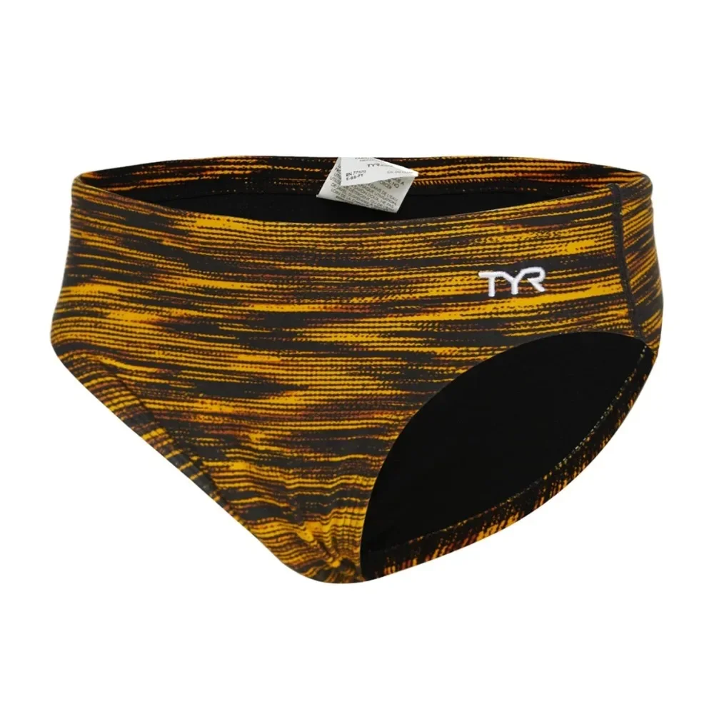 Men's Puzzled Brief Swimsuit Swimwear Competition Triangle Swimsuit Swimming Trunks Swim Trunks Quick Dry Surf Swimming Jammer