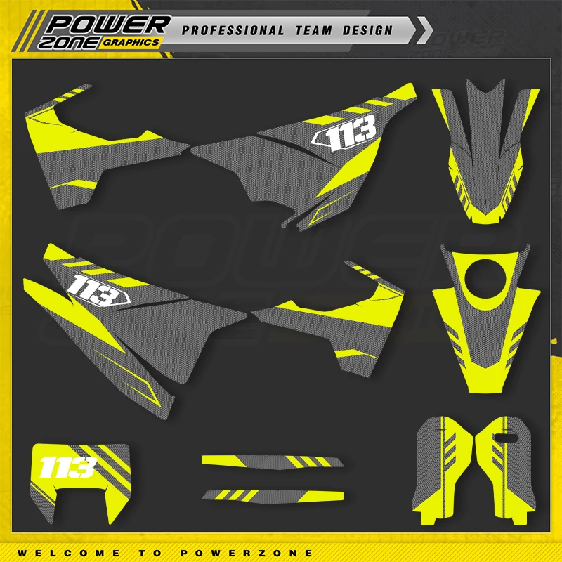 

PowerZone Graphics Adhesive Decals Stickers Kit For Husqvarna Decal 15-20 701 SUPERMOTO ENDURO 2015-2017 2018 2019 2020 sticker