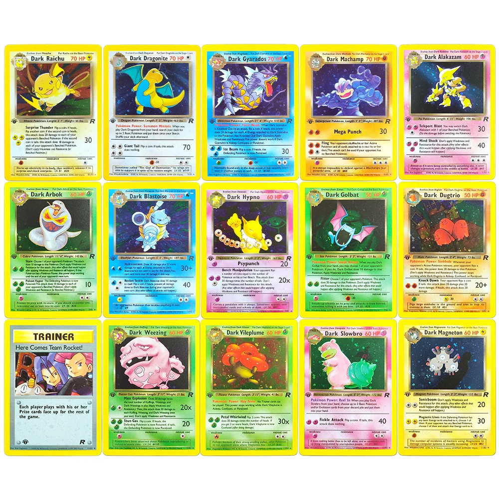 DIY PKM Card Base Team Rocket  - Board Game Online recensie en prijs