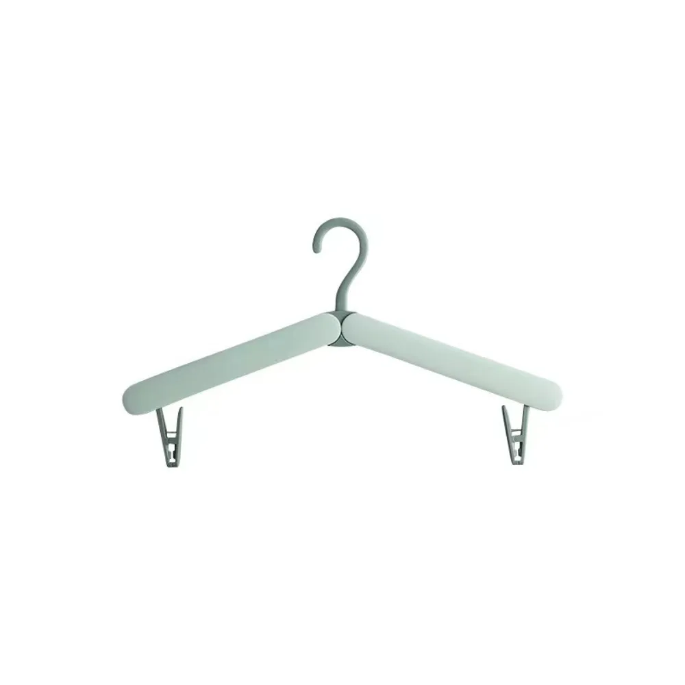 

2PCS Creative Nordic Style Travel Folding Hanger Plastic Non-slip Multifunctional Hanger Mini Scalable Portable Hanger Hotel