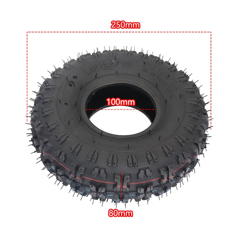 10 Inch 4.10/ 3.50-4 Tyre 4.10-4 Outer Tires Inner Tube Fit Electric Tricycle Trolley Electric Scooter Warehouse Car