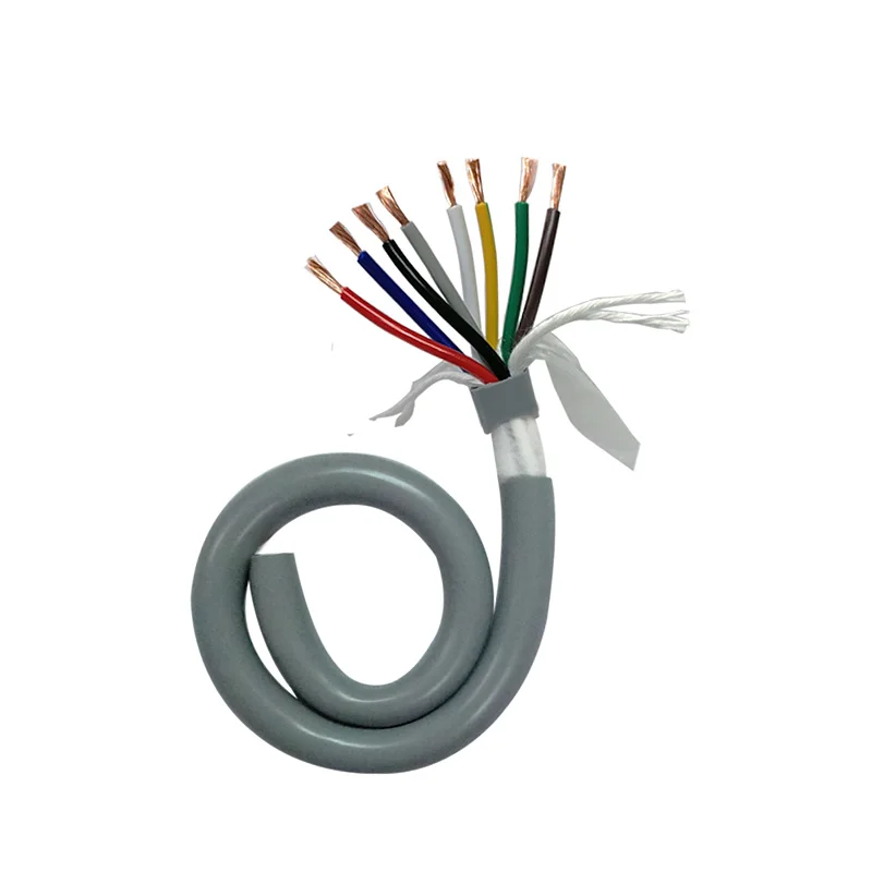 

5M Bending drag chain cable 2 3 4 6 8 10-core pure copper high flexibility 26 24 22 20 18 17 15 13 AWG CNC cable robot arm wire