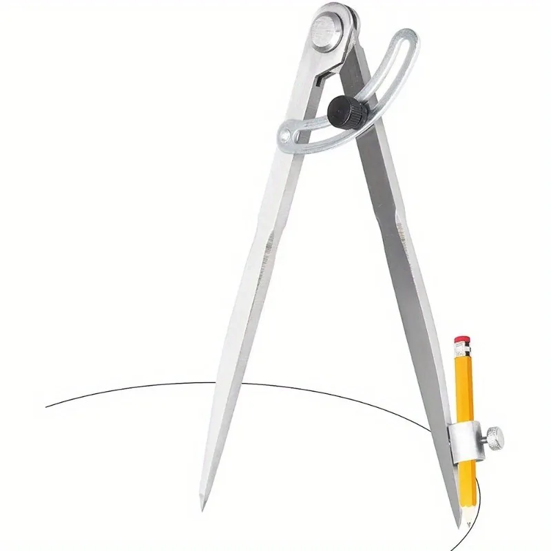 Woodworking Compass Drawing Carpenter Compass 150MM-300MM Circular Marking Tool Design Layout Tool for Geometry Drawing Drafting