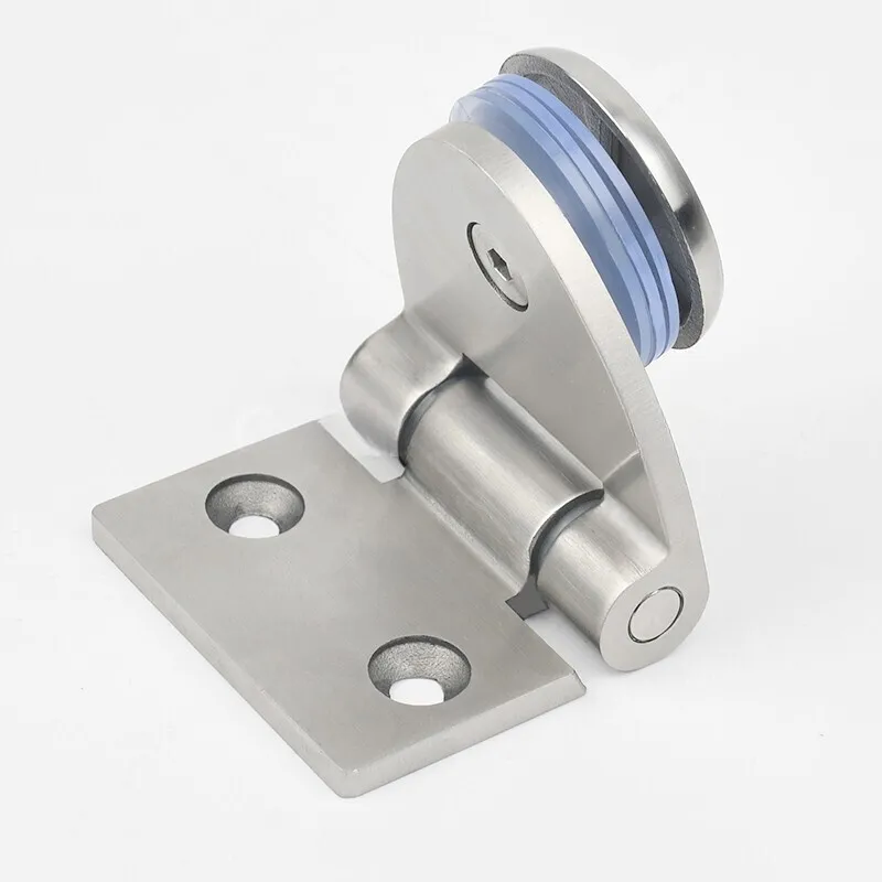 

4PCS Stainless Steel Glass Door Hinges Display Cabinet Hinges Dining Deli Window Pet Gate Door Hinges Mechanical Equipment Hinge