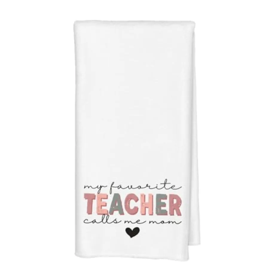 هدايا مضحكة للمعلم، مناشف المطبخ، هدايا تقدير لعيد الأم للمعلم، أطباق، مناشف الشاي لديكور المطبخ، العودة إلى Sc