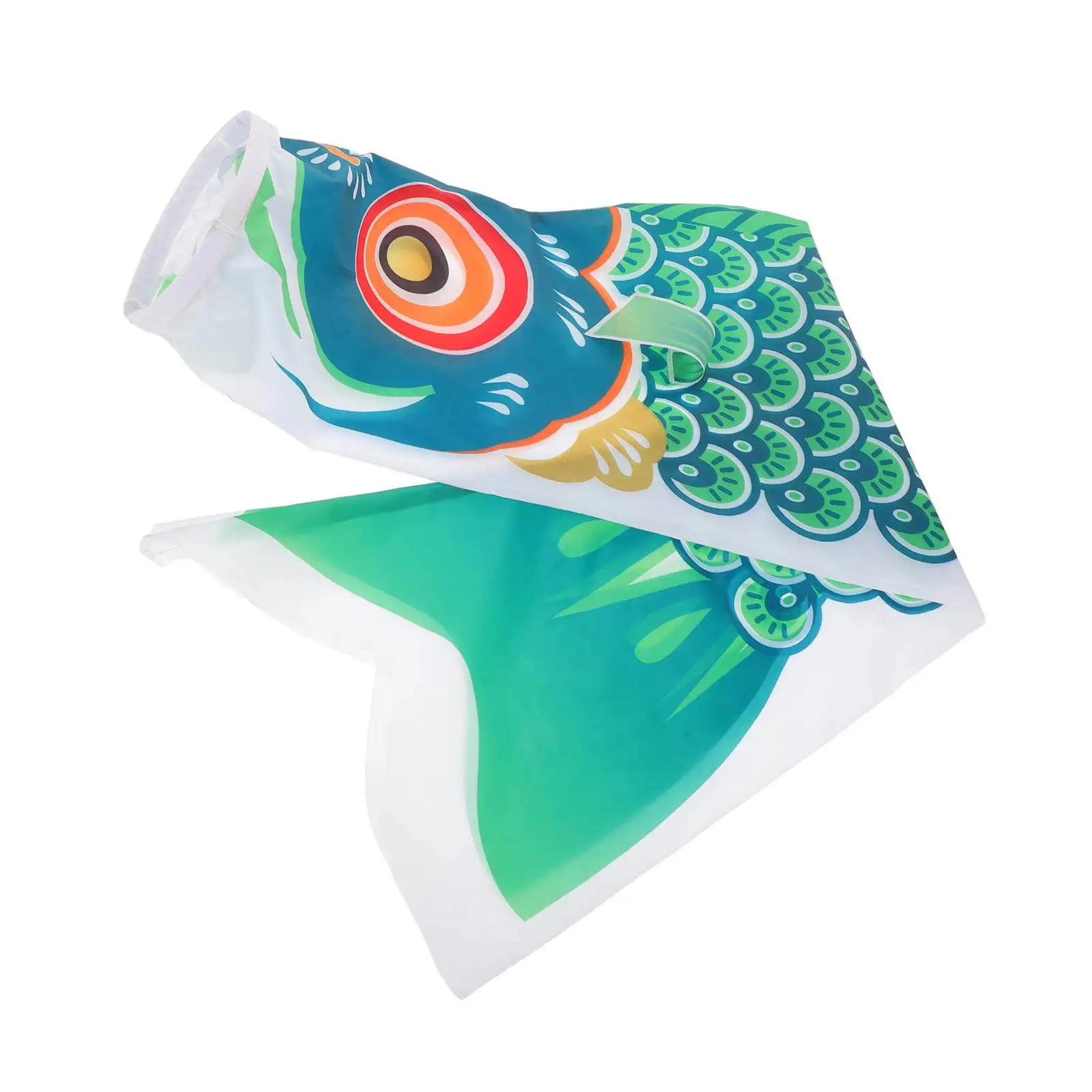 Japanese Carp Fish Windsock 100Cm Handcrafted Garden Streamer Flag for Childrens Day Festival Decor Weather Resistant Fish