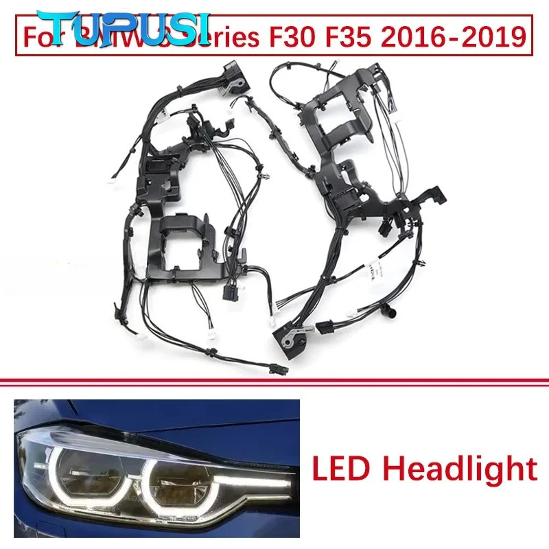 

НОВИНКА: Комплект проводки для внутренней подсветки и фар BMW 3 серии F30 F35 2016-2019, соединительный разъем, жгут проводов для фар автомобиля