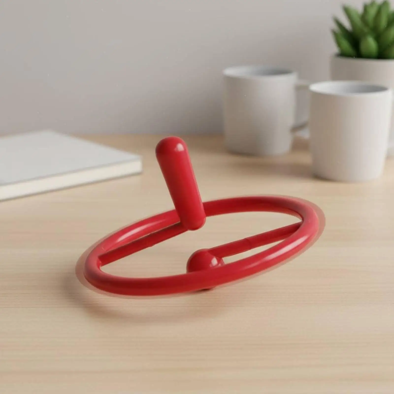 Stress Relief Fidget Spinner Levitating Exclamation Point Desk Rotator Toy for Adults Teens Anxiety Reducer Portable Pocket Size