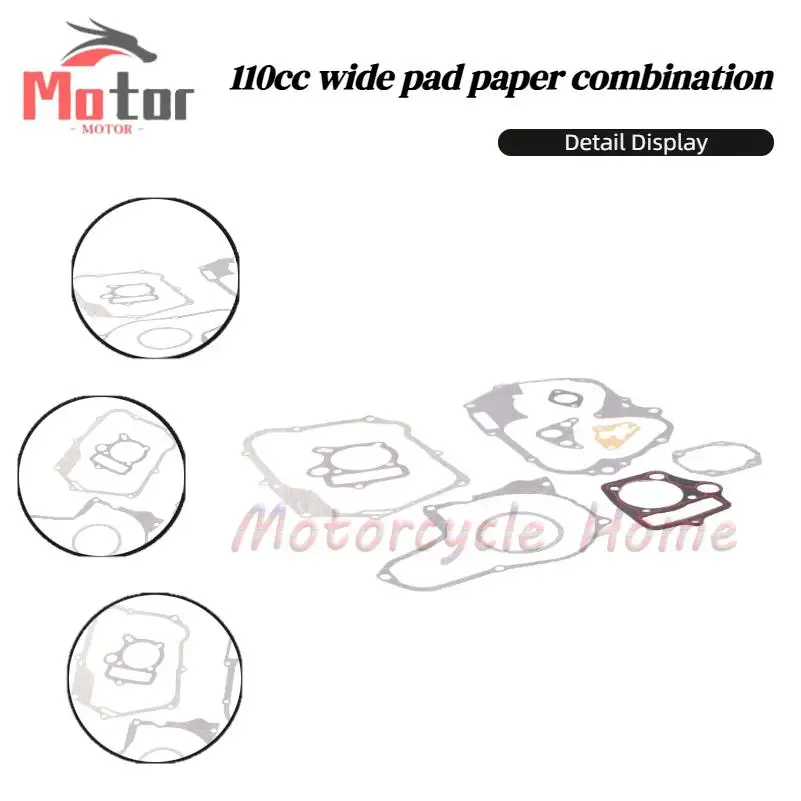 

Комплект прокладок для горизонтального двигателя Kayo Dirt Pit Bikes & ATVs высшего класса, 52,4 мм (110 куб. см) – Прокладки цилиндра и поршня, подходят для Zongshen