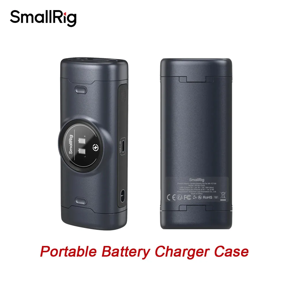 

Компактное зарядное устройство SmallRig 5105/5106/5107 с HD-экраном PD3.0 Fast Charge, легкий дизайн для фотографов на выходе