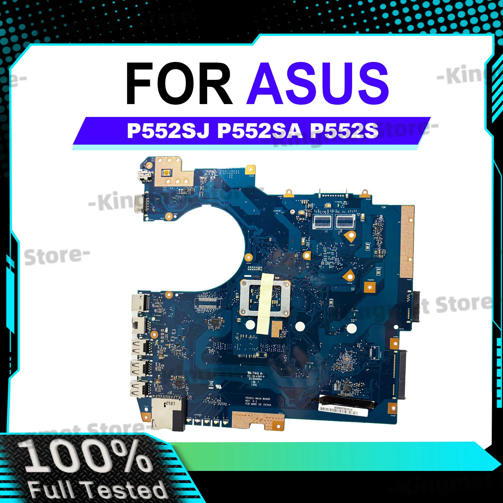 

P552SA Laptop Motherboard For ASUS ProArt P552SA PRO552S P552S PX552S P552SJ PE552S Mainboard With Celeron CPU 100% tests OK stk